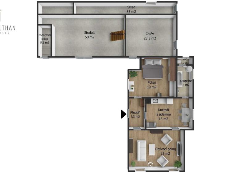 Prodej rodinného domu Střezimíř č. 7