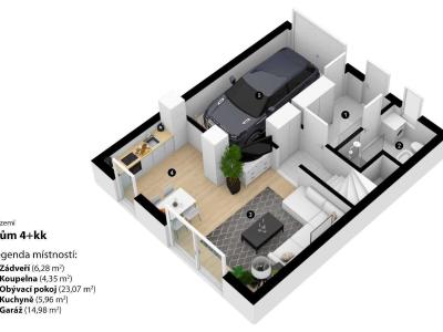 Rent family house Praha, Exnárova 1029 č. 38