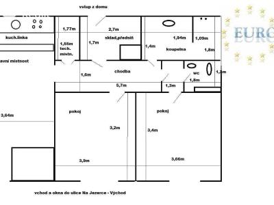 Продаж квартири 3+KK Praha, Na Jezerce č. 24