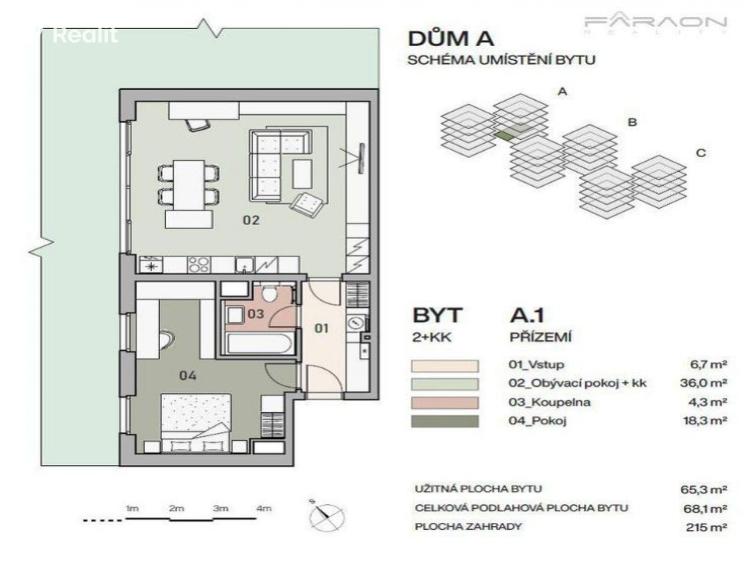 Prodej bytu 2+KK Praha, Ke Klíčovu č. 13