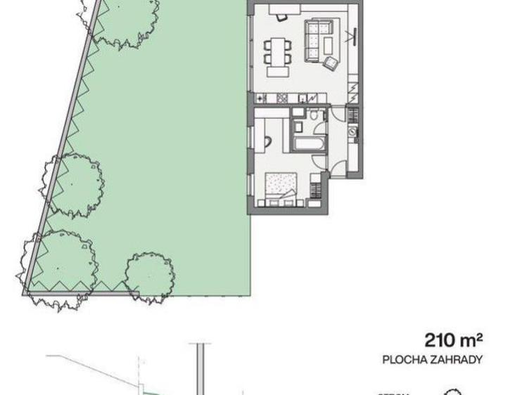 Prodej bytu 2+KK Praha, Ke Klíčovu č. 4