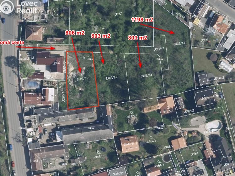 Prodej stavebního pozemku Mělník, Českolipská č. 3