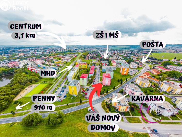 Prodej bytu 3+1 Jihlava, Jarní č. 20