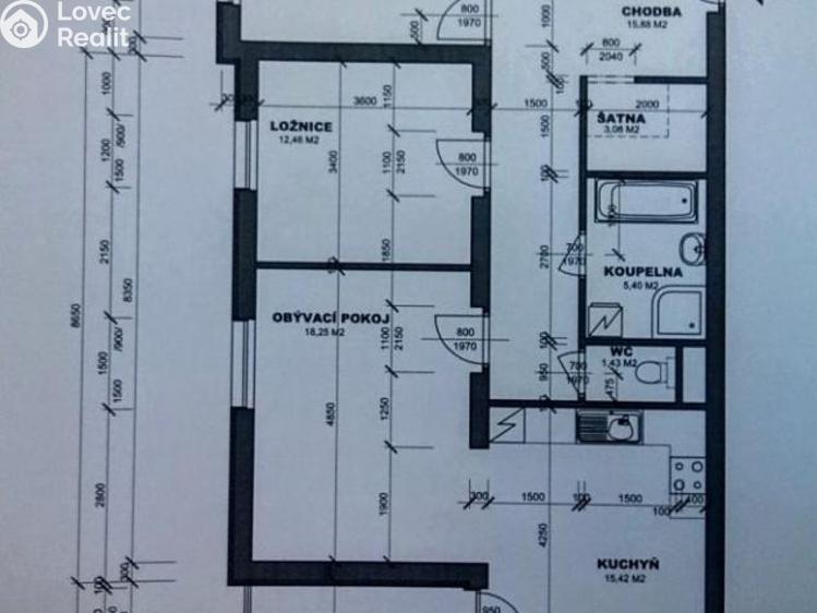 Prodej bytu 3+1 Klatovy č. 2