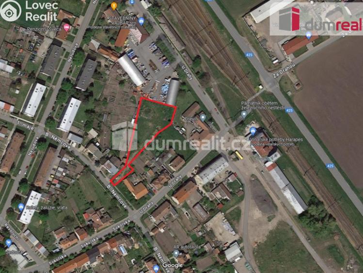 Prodej stavebního pozemku Podivín, Bratislavská 392/77 č. 8