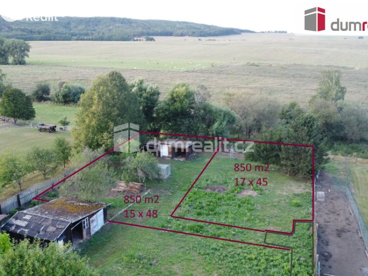 Prodej stavebního pozemku Vroutek, Nádražní č. 10