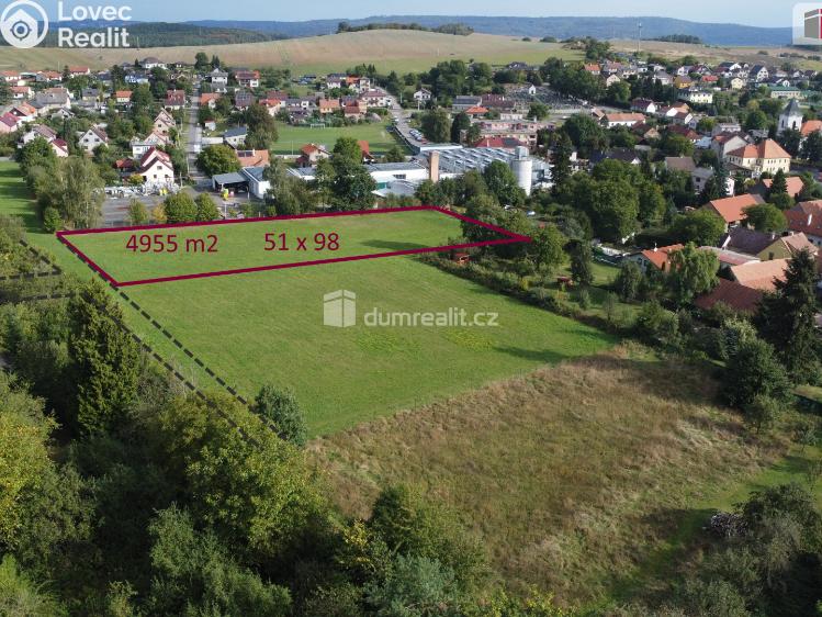 Prodej komerčního pozemku Netvořice, Pražská č. 6