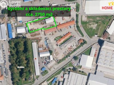 Оренда виробничого цеху České Budějovice, Pekárenská č. 8