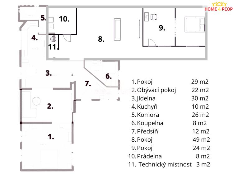Prodej chalupy Číčenice č. 43