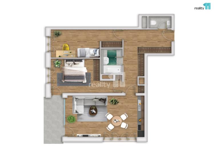 Продаж квартири 3+KK Liberec, Švermova č. 5