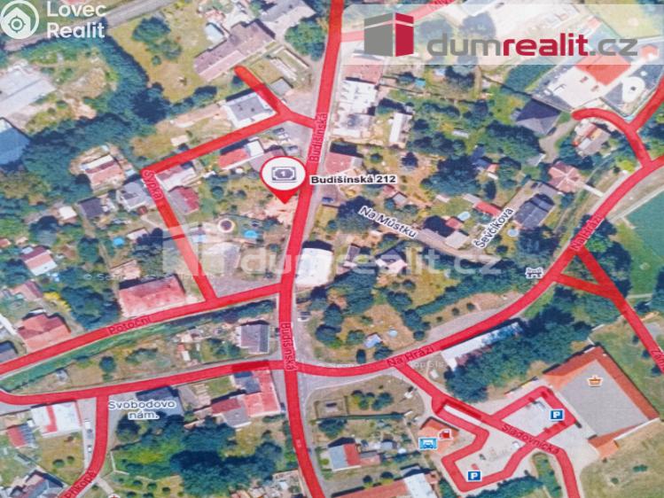 Prodej stavebního pozemku Šluknov, Budišínská č. 1