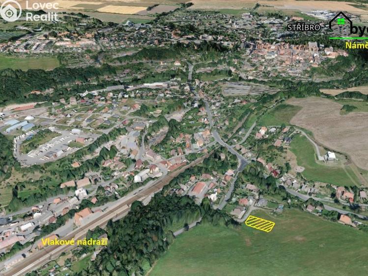 Prodej stavebního pozemku Stříbro, Stodská 1500 č. 4