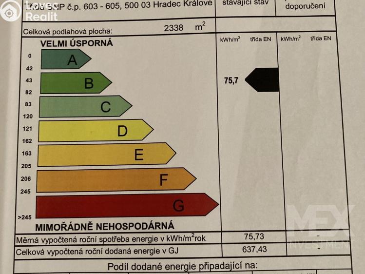 Prodej bytu 2+1 Hradec Králové, třída SNP č. 11