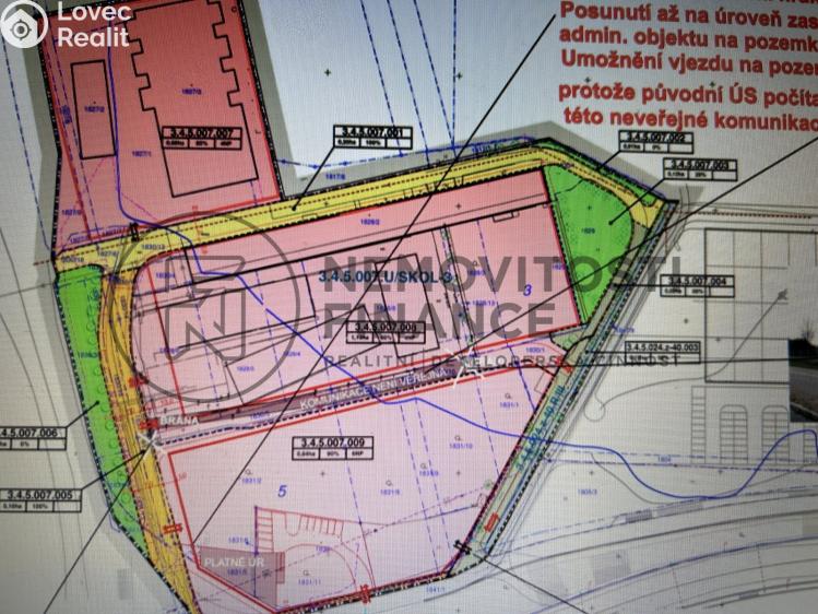 Prodej komerčního pozemku České Budějovice, U Voříškova dvora č. 4