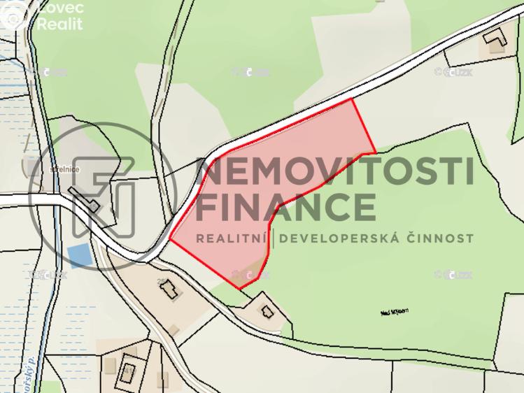 Prodej komerčního pozemku Frymburk č. 3