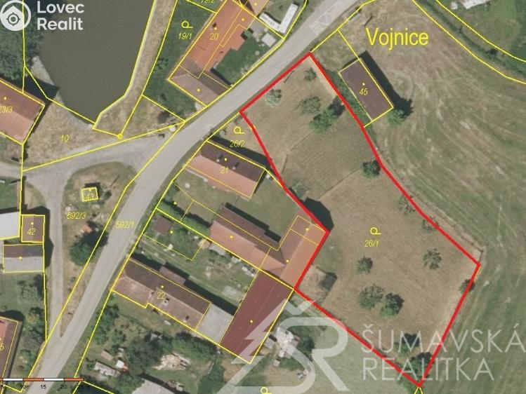 Prodej stavebního pozemku Volenice č. 15