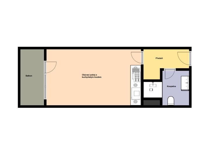 Prodej bytu 1+KK Praha, Hornoměcholupská č. 8