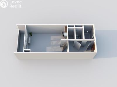 Pronájem bytu 1+KK Ostrava, Nádražní č. 4