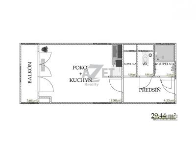 Rent apartment 1+KK Ostrava, Nádražní č. 4