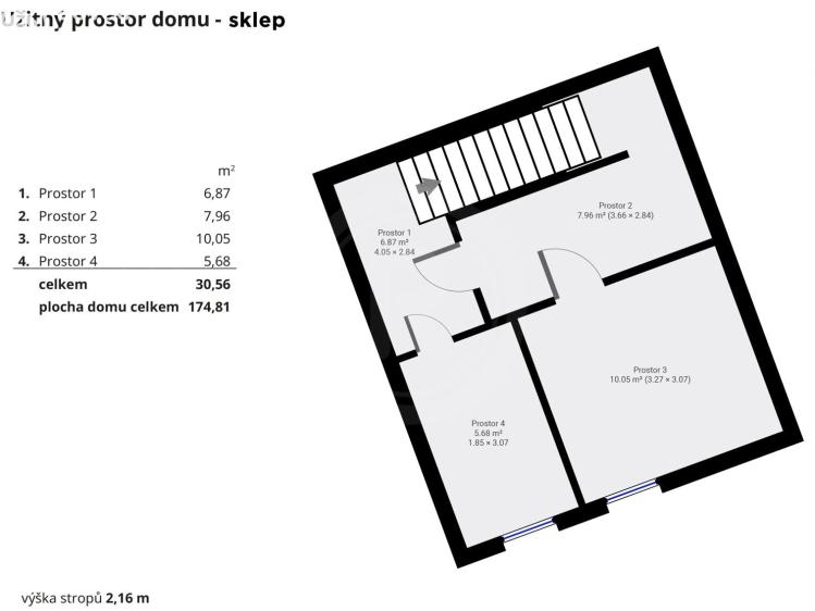 Prodej rodinného domu Besednice, Školní 272 č. 5