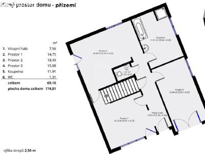 Prodej rodinného domu Besednice, Školní 272 č. 6