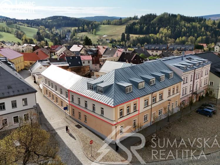 Prodej bytu 3+KK Kašperské Hory, Náměstí 34 č. 27