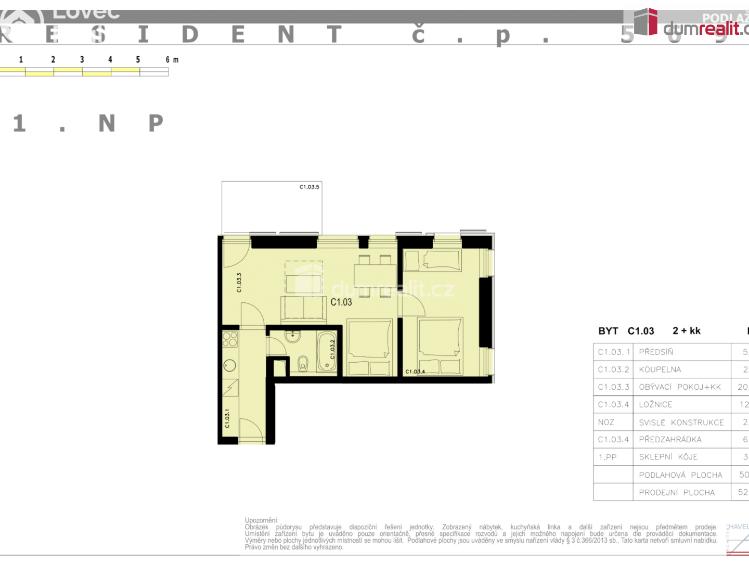 Sale apartment 2+KK Harrachov č. 135