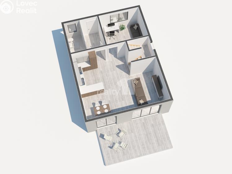 Prodej bytu 4+KK Zvěřínek, V průhonu č. 22