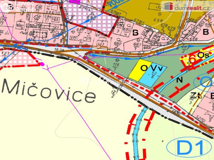 Prodej stavebního pozemku Mičovice č. 3