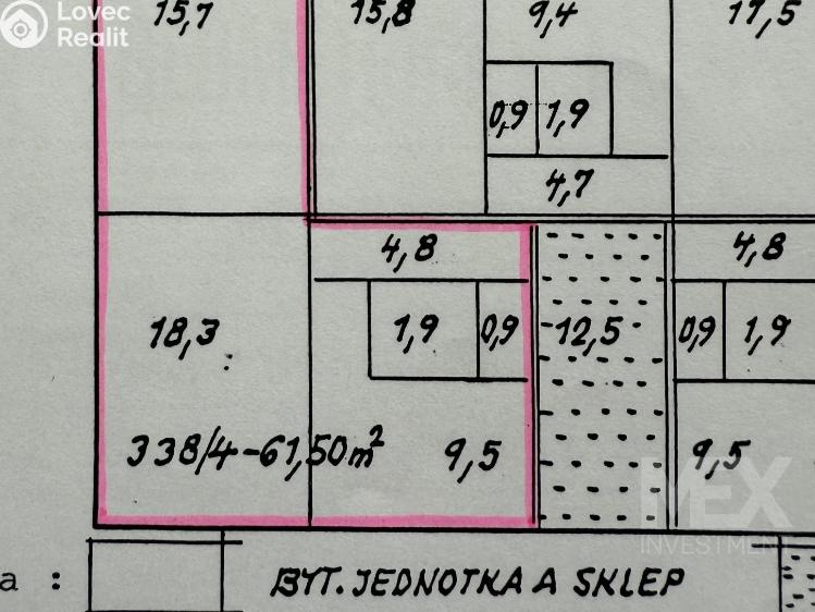 Sale apartment 2+1 Choceň, Stromovka 338 č. 15