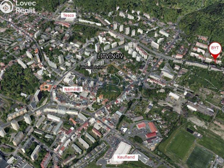 Prodej bytu 2+1 Litvínov, Podkrušnohorská č. 12