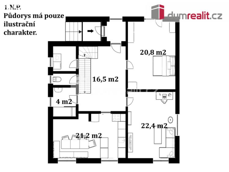 Prodej rodinného domu Suchdol nad Lužnicí, Pražská č. 6