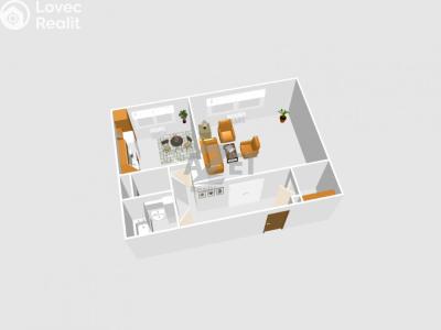 Rent apartment 1+1 Orlová, Masarykova třída 1010 č. 6