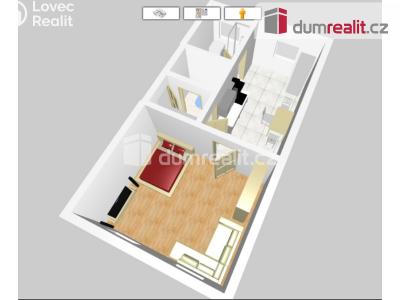 Rent apartment 1+1 Praha 5, Nádražní č. 5