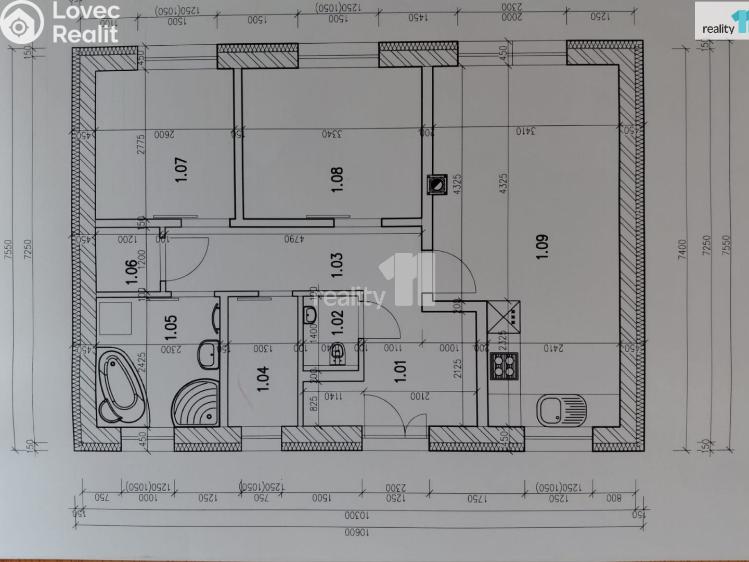 Prodej rodinného domu Kyšice, Poštovská č. 22