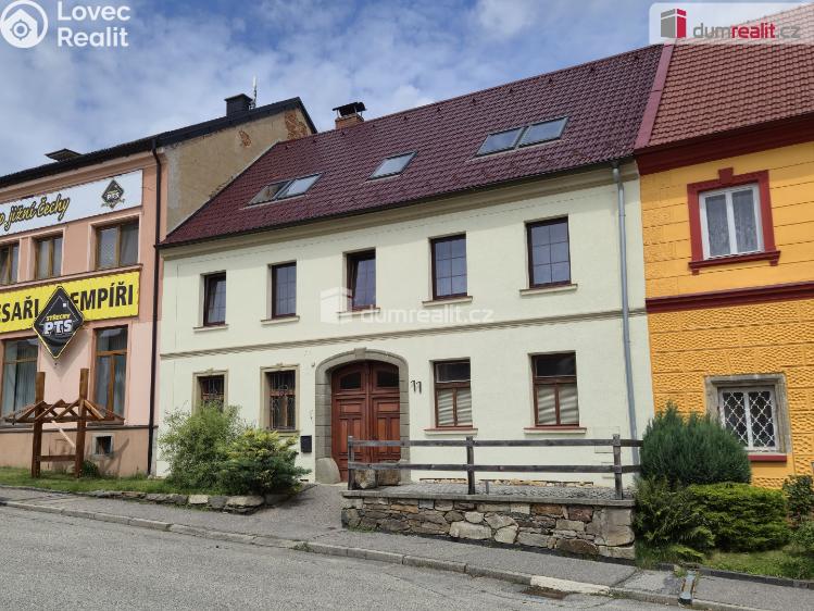 Prodej rodinného domu Velešín, náměstí J. V. Kamarýta č. 1