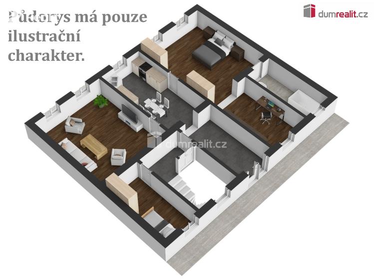 Prodej rodinného domu Velešín, náměstí J. V. Kamarýta č. 7
