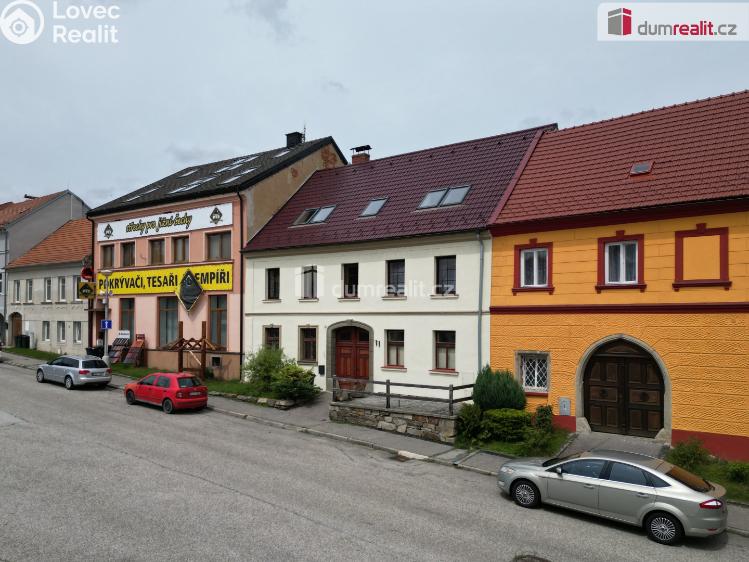 Prodej rodinného domu Velešín, náměstí J. V. Kamarýta č. 12