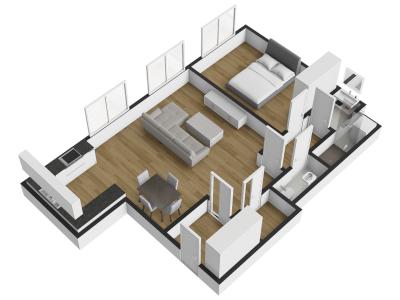 Pronájem bytu 2+KK Praha, Krásova č. 6