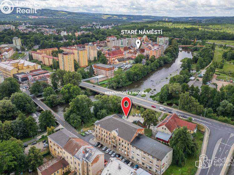 Prodej komerční nemovitosti Sokolov, Nádražní č. 2