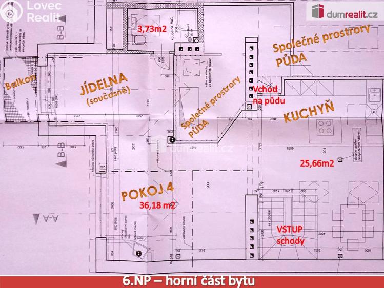 Prodej bytu 4+KK Karlovy Vary, Jugoslávská č. 20