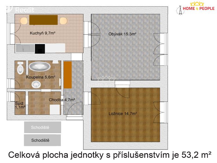Prodej bytu 2+1 Kolín, Mikoláše Alše č. 4
