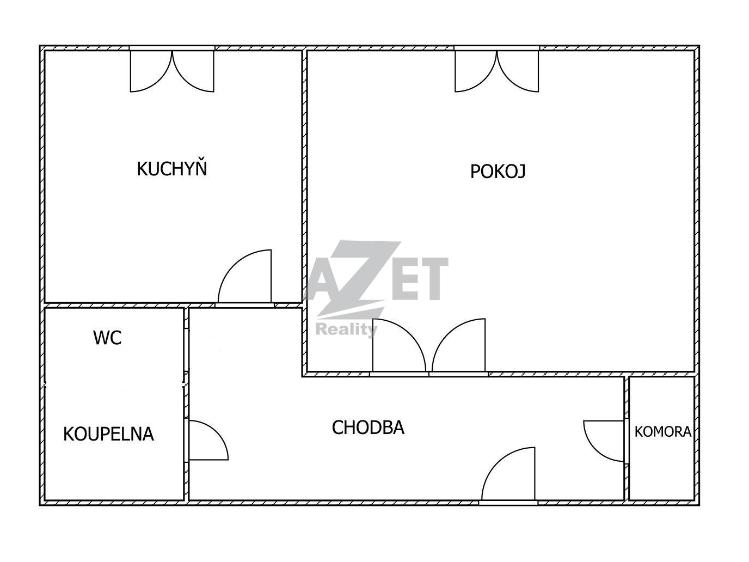 Оренда квартири 1+1 Ostrava, Kotlářova č. 6