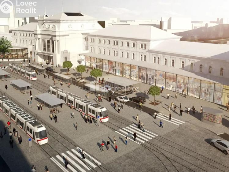 Pronájem obchodního prostoru Brno, Nádražní č. 12