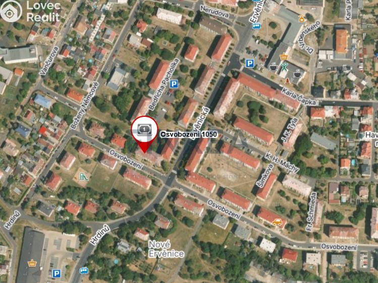 Pronájem bytu 2+1 Jirkov, Osvobození č. 14