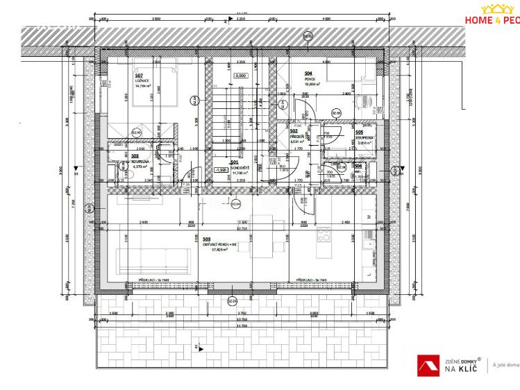 Sale apartment 3+KK Luhačovice, Mlýnská č. 7