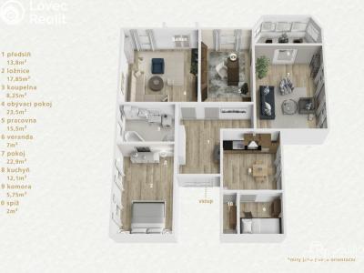Sale apartment 5+1 Karlovy Vary, Brožíkova č. 2