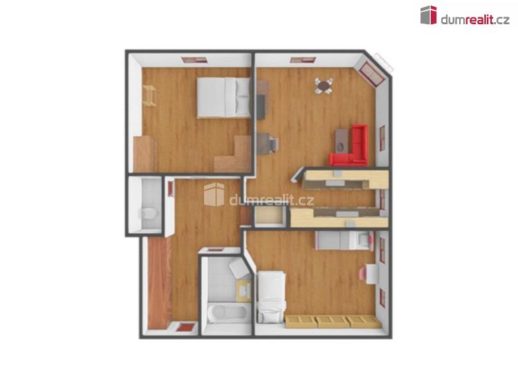 Rent apartment 3+1 Praha 10, Holandská č. 6