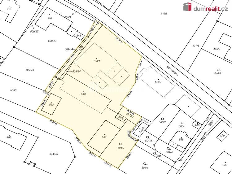 Prodej výrobní haly Mšeno, Boleslavská č. 18