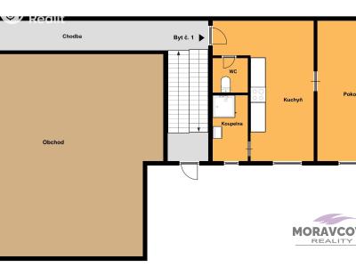 Prodej rodinného domu Žleby, Zámecké náměstí 6 č. 4